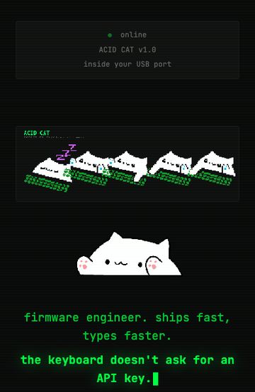 ACID CAT on a phone