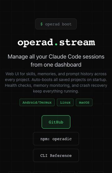 operad on a phone