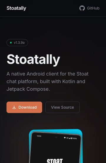 Stoatally on a phone